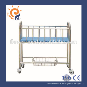 FC - 9 Medizinische Möbel Edelstahl Baby Trolley